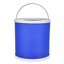 Car portable foldable plastic bucket telescopic fishing bucket water storage large thick car wash bucket car bucket