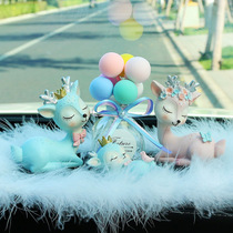 A Road Safety Deer Car Pendulum with High-end Vehicular Ornament Goddess of the Fragrant Lavender of a Lutheran Deer Safe in the Car