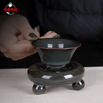 Pro-rhyme celadon tea tea leak tea filter kung fu tea set tea compartment isolation tea filter funnel tea leak cup holder