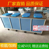 Stainless steel countertop cabinet classification garbage bin disposal room garbage bin cabinet hospital ward dirt disposal table