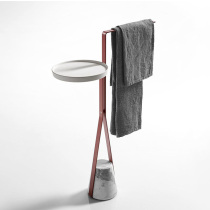 Light and luxurious edge Several creative kitchen washroom toilet bathroom toilet free of punch and floor woolen towel rack