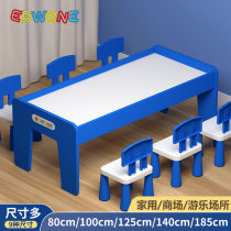 EDWONE Amusement Park Toy Table Magic Sand Table Wooden Game Table Construction Sand Size Grain Block Table