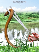 Lengthened finless eel holder eel fitter control fisher seafood clamp 1 2 stainless steel tongs son gear loach tool holder