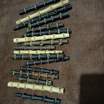 Purple Bamboo Whip Gold Bamboo Whip Dry Smoke Rod Sub Purple Bamboo Root Gold Bamboo Root Cigarette Bag Pan Old Bamboo Whip Cigarette Bag Rod has been through holes