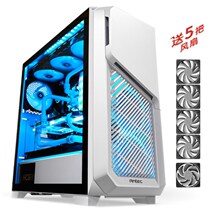 Antike DP502 Flux Glacier White Tower tempered glass case desktop console computer game case
