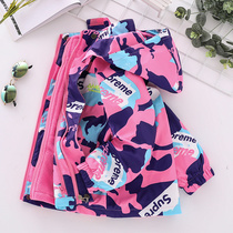 Bara Bara girls  stormtrooper plus velvet thickened three-in-one childrens clothing 2021 new pull back autumn and winter removable medium and large