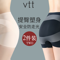 Abdominal underwear womens summer hips hips leggings waist shaping artifact no trace anti-light safety shorts head