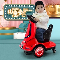 June 1 childrens net red car remote control car double drive baby toy car early education balance drift car stroller