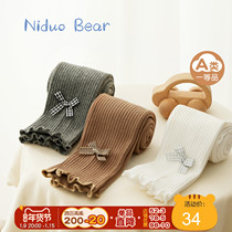 Nile bear 2021 baby leggings spring and autumn cotton outside wear girls pantyhose baby children ankle-length pants autumn