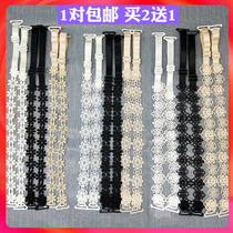 Can be exposed sexy Transparent with invisible shoulder strap incognito lace underwear Bra strap beauty back bra Wild summer