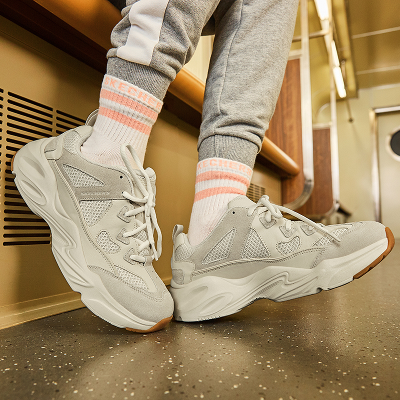 Skechers 斯凯奇 D'lites系列 女式复古老爹鞋 66666222 双重优惠折后¥254 天猫¥359