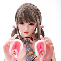 Self-defense comfort device male simulation doll Japanese robot girlfriend full silicone solid baby Silicon whole body pronunciation