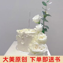 Simulation cake model 2023 new net red flowers flower goddess creative custom fake plastic sample props