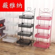  Non-staple food shelves cosmetics shelves Supermarket-cashier small stockings multi-layer table in front of simple and modern