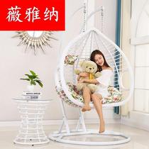 Drop chair hanging basket Lazy net red rocking chair Swing hanging basket woven rattan material double rattan chair bold household