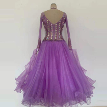 Ballroom dance dress waltz performance dress national standard dance performance dress modern dance plus drill big swing dress square dance dress