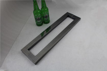 Glass Door Handle Plated Thickening Black Titanium Gold Stainless Steel Square Tube Large Handle Rose Gold Gate Ktv Armrest