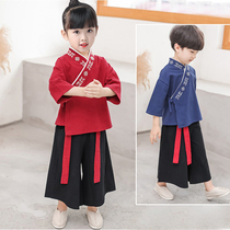 Hanfu Boy Xia Fashion Chinese Wind Ethnic Clothing children Ancient clothes Girls Summer Boys National school uniforms Spring and autumn