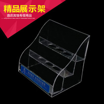 Hotel hotel paid use of three-layer transparent plastic display rack Guest room adult health products acrylic display box