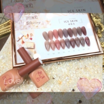 New 9-color ice skin tone Japanese nail polish nail shop with healthy environmental protection nail polish Niu Fan recommended