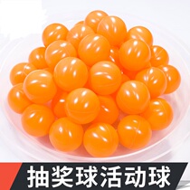 Lottery table tennis white orange colour digital sticker without word 150 number ball color table tennis blank