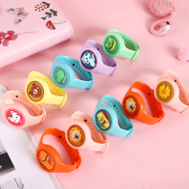 Couple children adult cartoon mosquito repellent bracelet shaking sound with the same student girl luminous flash waterproof anti-mosquito artifact