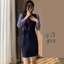 Rongbaoli Air Miss Uniform Careers Costume Costume Fashion Beauty Ballroom Hotel Front Desk Worksuit