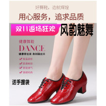 Charm charm dance Latin dance shoes stone pattern soft bottom ballroom dance sailor dance with modern dance square dance shoes comfortable
