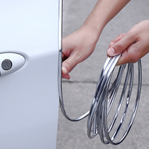 Door anti-collision sticker strip personality invisible thickening anti-scratch opening door universal modified body plating door side decorative strip