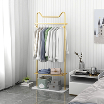 Nordic bedroom hanger Floor-to-ceiling household coat rack Marble storage hanger Simple hanging clothes rack