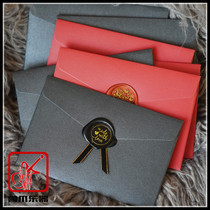 (Animal claw instrument) fire lacquer wax envelope fire paint wax seal guitar pick gift package birthday gift