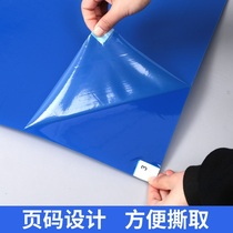 Sticky dust floor mat Clean room foot pad tearable workshop anti-static sole dust pad Rubber pad doormat dust removal