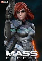 Mass effect female commander Shepard 3D printing model stl hand-made high-precision material file