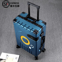 Kangaroo suitcase Mens and womens trolley box Aluminum frame universal wheel box Password box suitcase suitcase 20 inches 24 inches