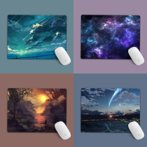 Square small number of mouse pads minimalist ins wind boys office portable upholstered laptop with wrist pads for home learning anti-slip and dirty women electric race game mat slip rat cushion