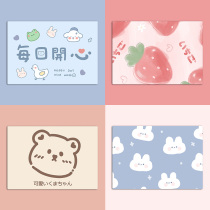 Cartoon cute hipster mouse pad Square small girl ins Wind thick oversized wrist guard Game e-sports laptop desk keyboard pad office home student animation desktop pad