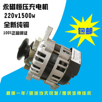 Pulley type 220V1300W small brushless constant voltage pure copper wire package household lighting small alternator