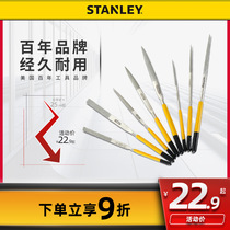 Stanley 3 5 10-piece set of diamond file set combination flat contusion round contusion small steel contusion woodworking grinding tools