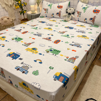 Cotton cotton bed hat single piece dust cover mattress cover children's all-inclusive non-slip fixed Simmons protective cover bedspread