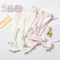 Girls seven-point pants Summer Modale Childrens underpants foreign air girl 90% pants outside wearing CUHK boy pants thin
