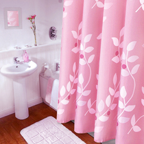 Bathroom bath cloth waterproof thickening mildew proof set partition toilet curtain bath shower curtain free of punching
