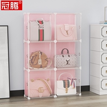  Bag rack Bag storage artifact Home door rear dustproof hat bag locker fully enclosed bedroom storage rack