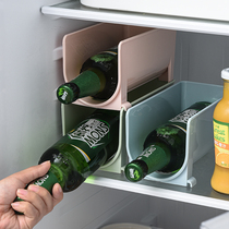 Cascading wine storage rack refrigerator beer beverage cans storage box household glass bottle red wine rack