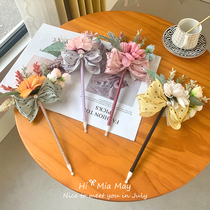 Flower pen Teachers Day gift practical handmade high-end finished Yongshenghua high-value flower pen rose ballpoint pen