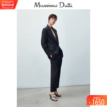 Massimo Dutti womens wool commuter style womens blazer 06070670800