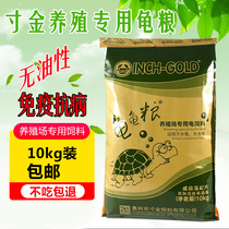 Inch Gold Turtle feed tortoise grain 20kg half water turtle special stone golden grass grass grass grass seedling universal open turtle food