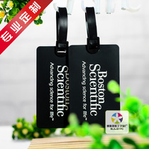 PVC luggage tag custom soft rubber travel tag custom cartoon hang tag custom card holder consignment plate custom DIY printing