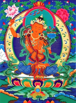 Custom Manjushri Bodhisattva portrait photo paper plastic sealing Buddha statue painting Buddha Bodhisattva Tantric Thangka picture marriage