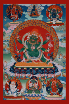 Custom hui ji Diamond portrait Gelug sect a di man hui product diamond anger Wang hui product like