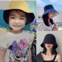 Summer fishermans hat female face Korean version of UV sunshade hat big edge tide Joker Japanese summer children